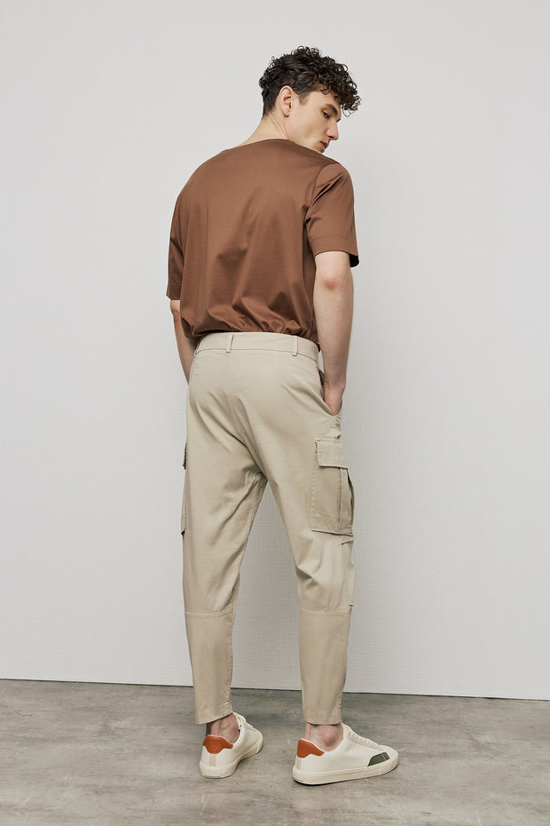 P/COC Beige Cargo Pants SS24