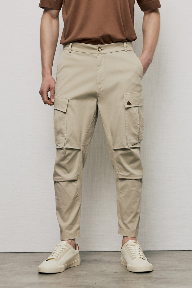 P/COC Beige Cargo Pants SS24