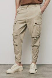 P/COC Beige Cargo Pants SS24