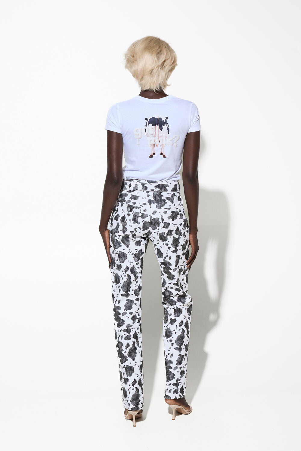 Milkwhite Fitted Cow T-Shirt