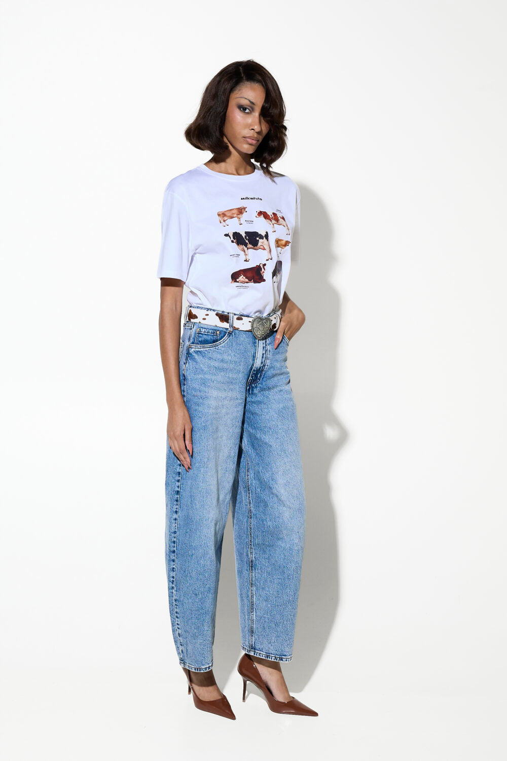 Milkwhite Cow Species T-Shirt