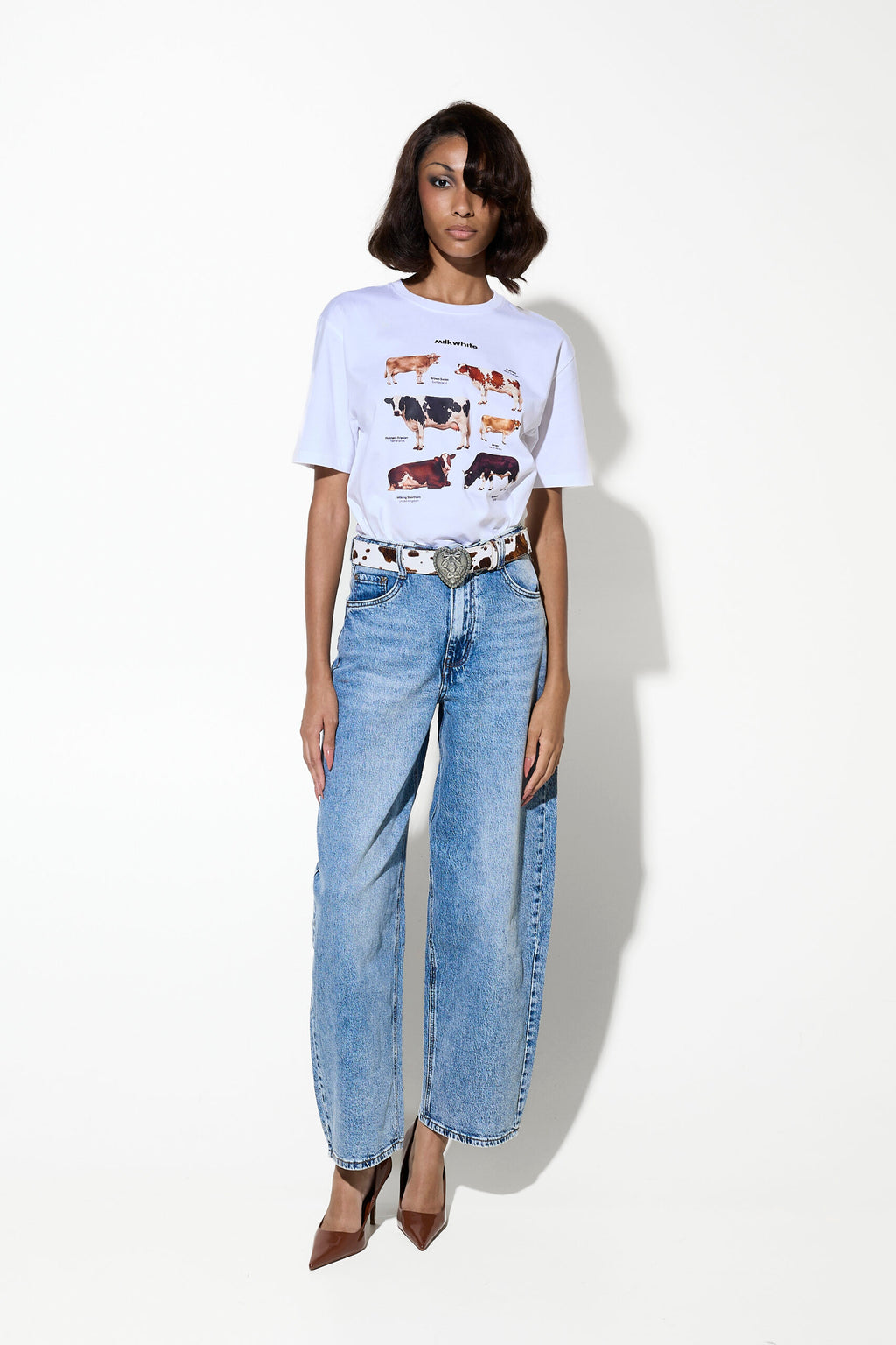 Milkwhite Cow Species T-Shirt