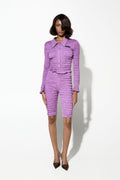 Milkwhite Shirt Purple