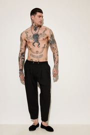 Stefan Black Alien Pants SS24