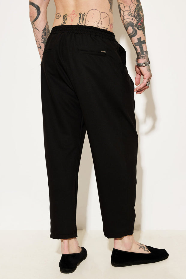 Stefan Black Alien Pants SS24