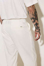 Stefan Neon White Project Pants SS24