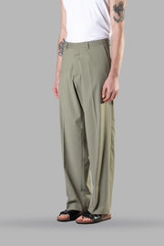 I'M BRIAN Wide Bottom Khaki Pants SS24