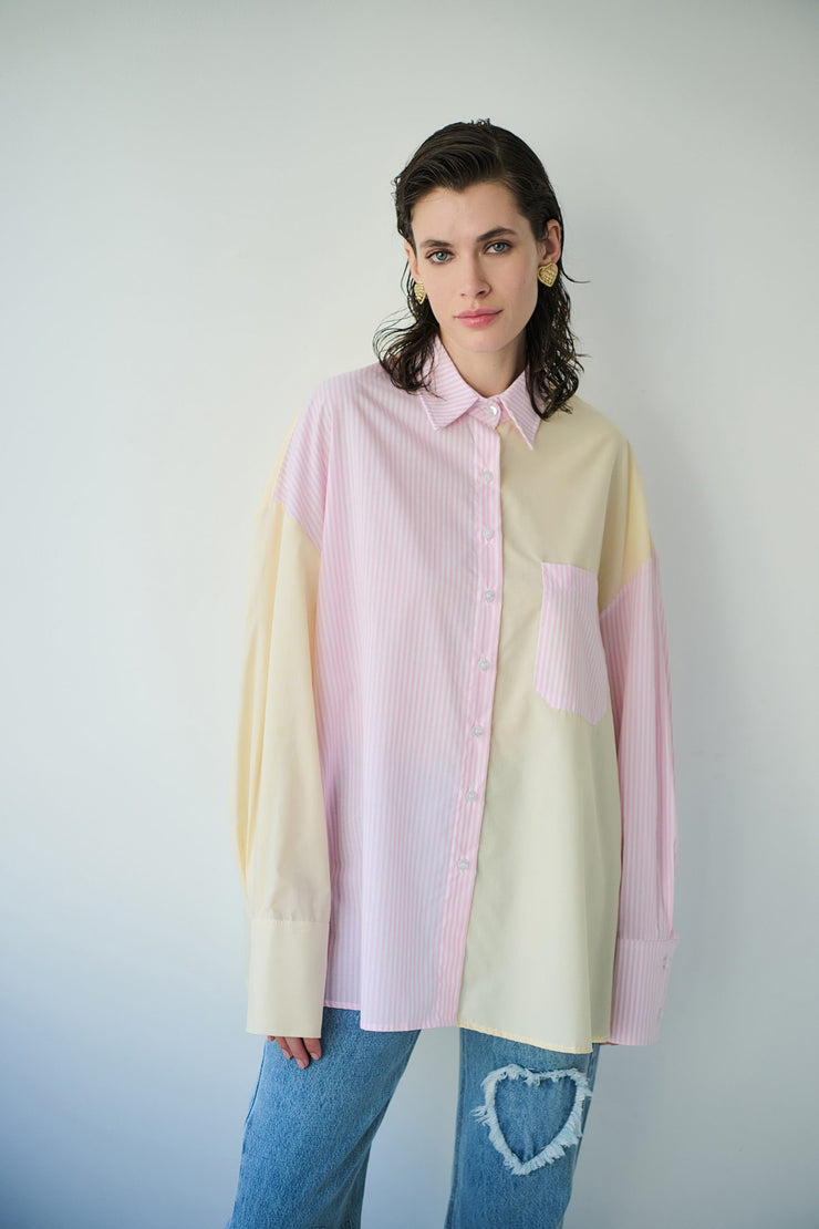 Combos Knitwear 2 Tone Shirt SS24