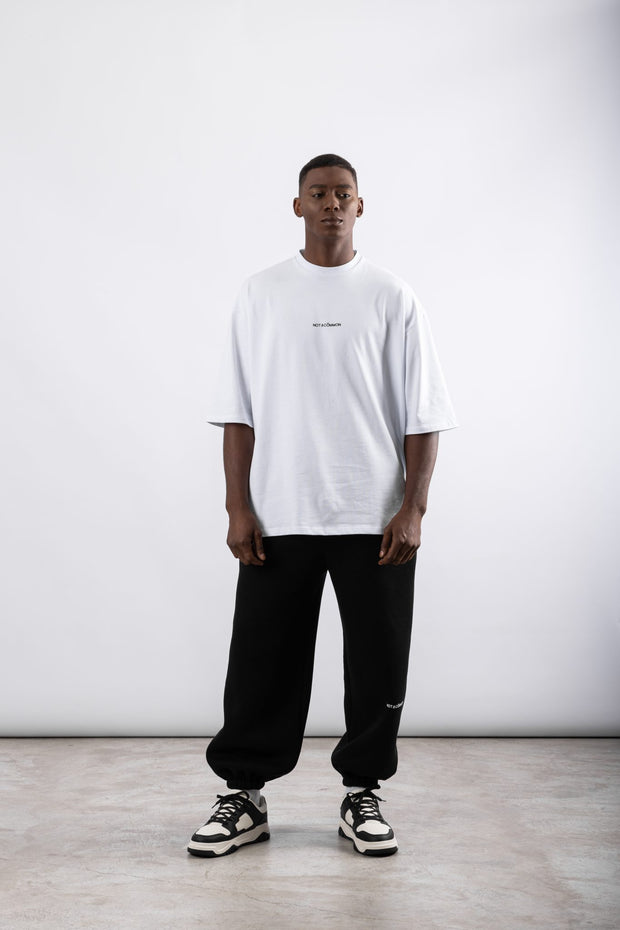 Not A Common Cuffed Sweatpants Black