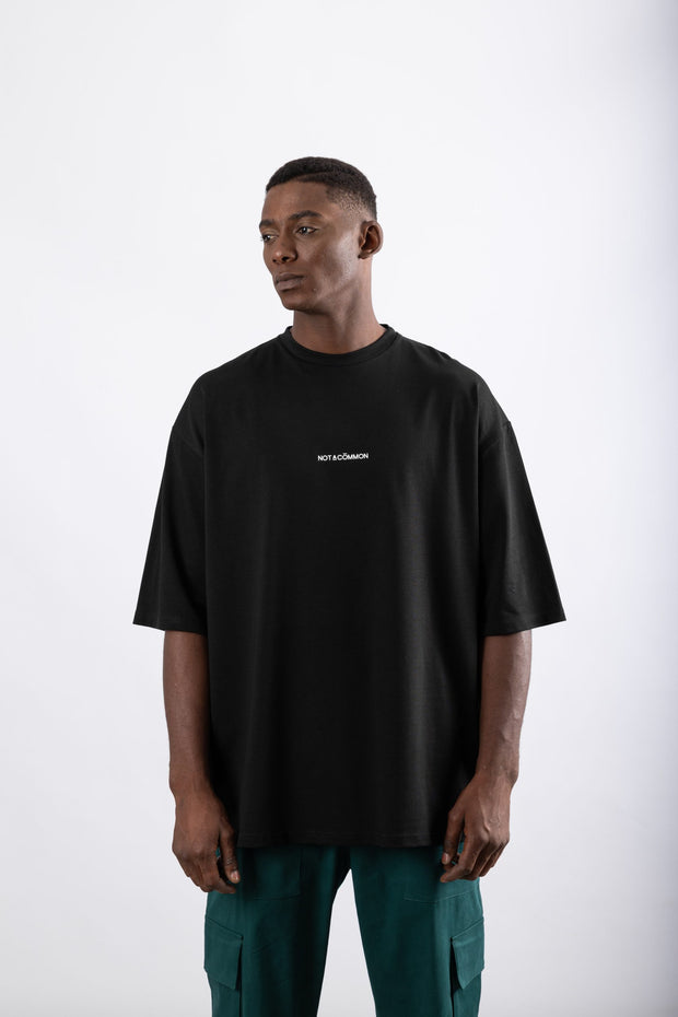 Not A Common Logo T-Shirt Black