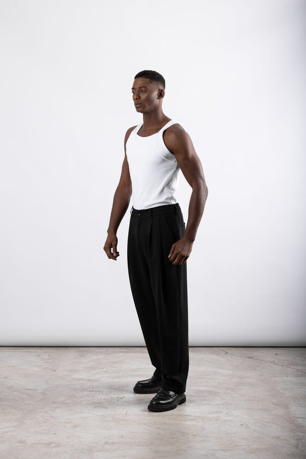 Not A Common Straight Pants Black