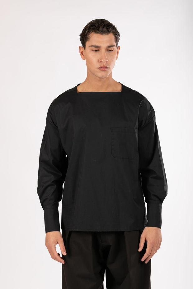 Not A Common Long Sleeve Square Neck