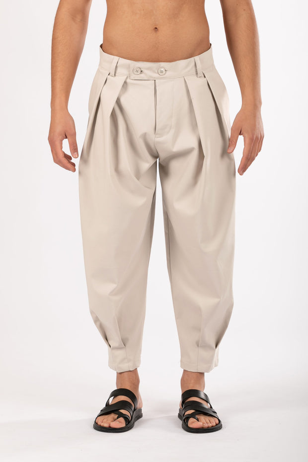 Not A Common Japan Pleated Pants Sand