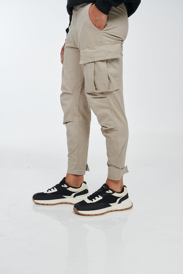 P/COC Beige Cargo Pants