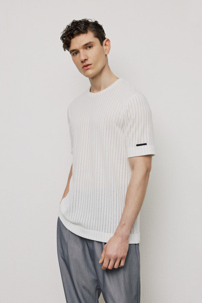 P/COC Thin Lines T-Shirt White SS24