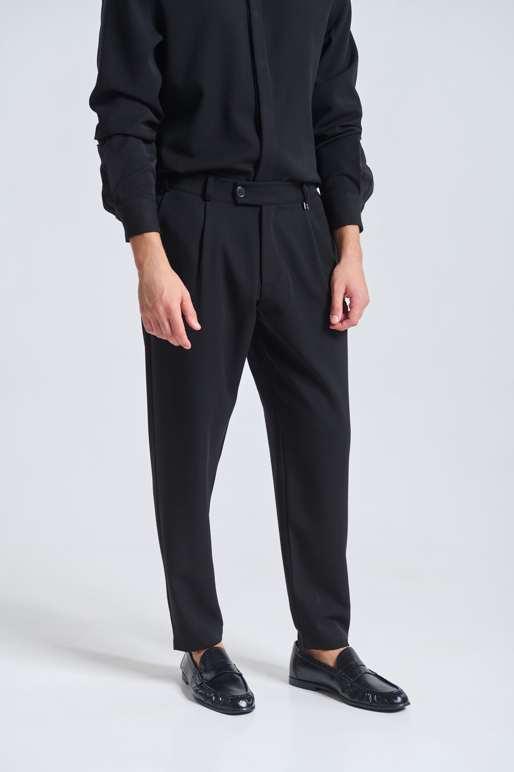 P/COC Black Pants Pleats