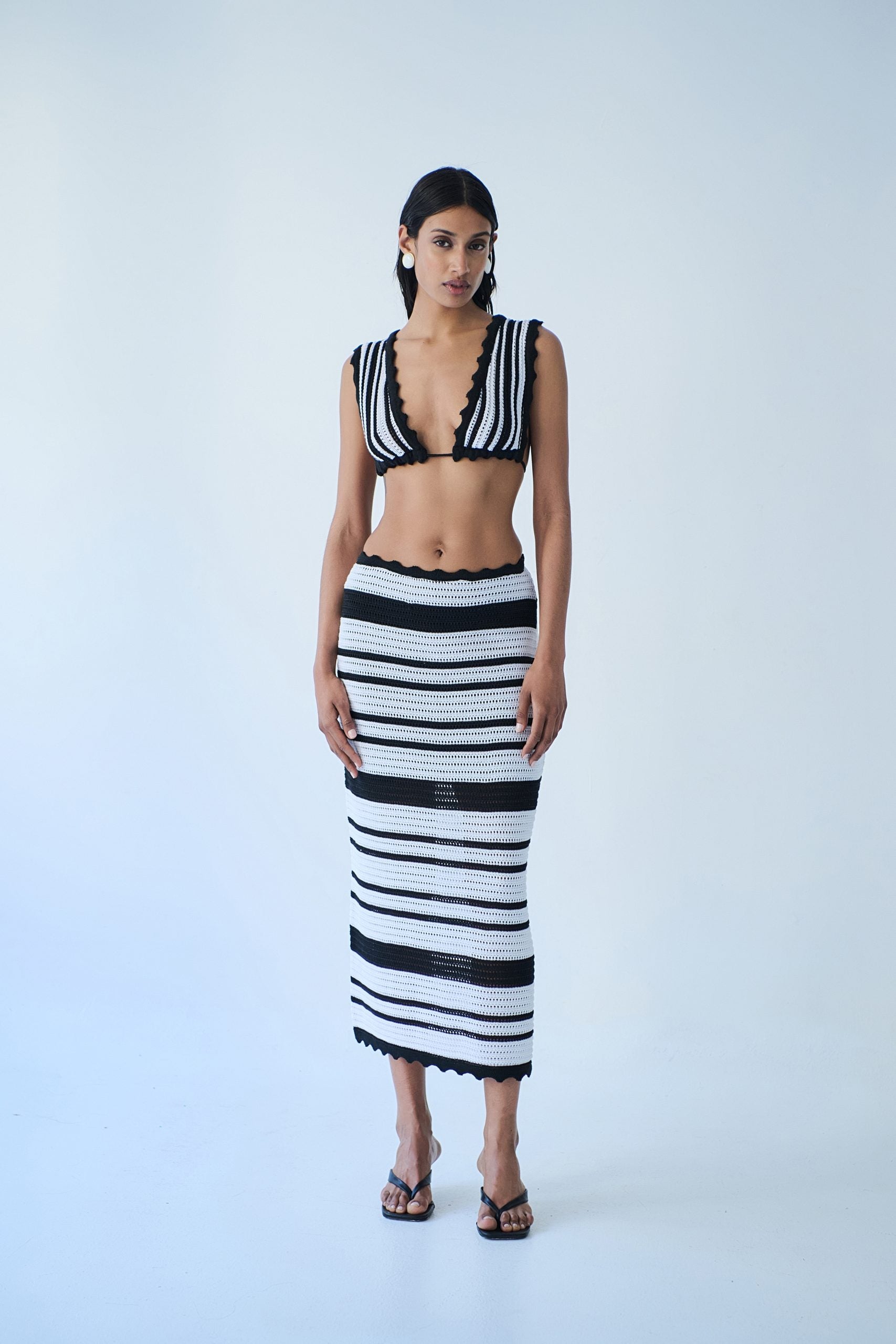 Combos Knitwear Bra 2Tone SS24