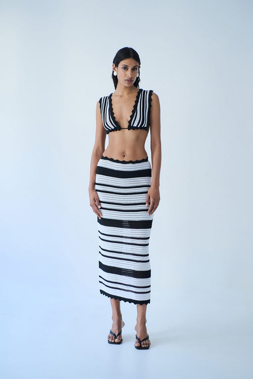 Combos Knitwear Bra 2Tone SS24