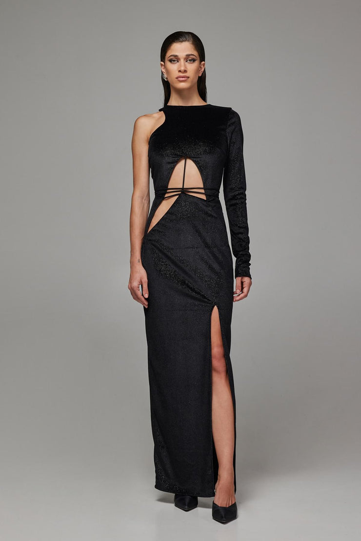 Jardin De Vanite Cosmic Noise Velvet Dress