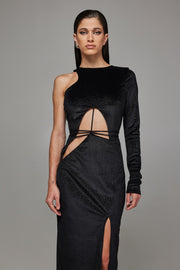 Jardin De Vanite Cosmic Noise Velvet Dress