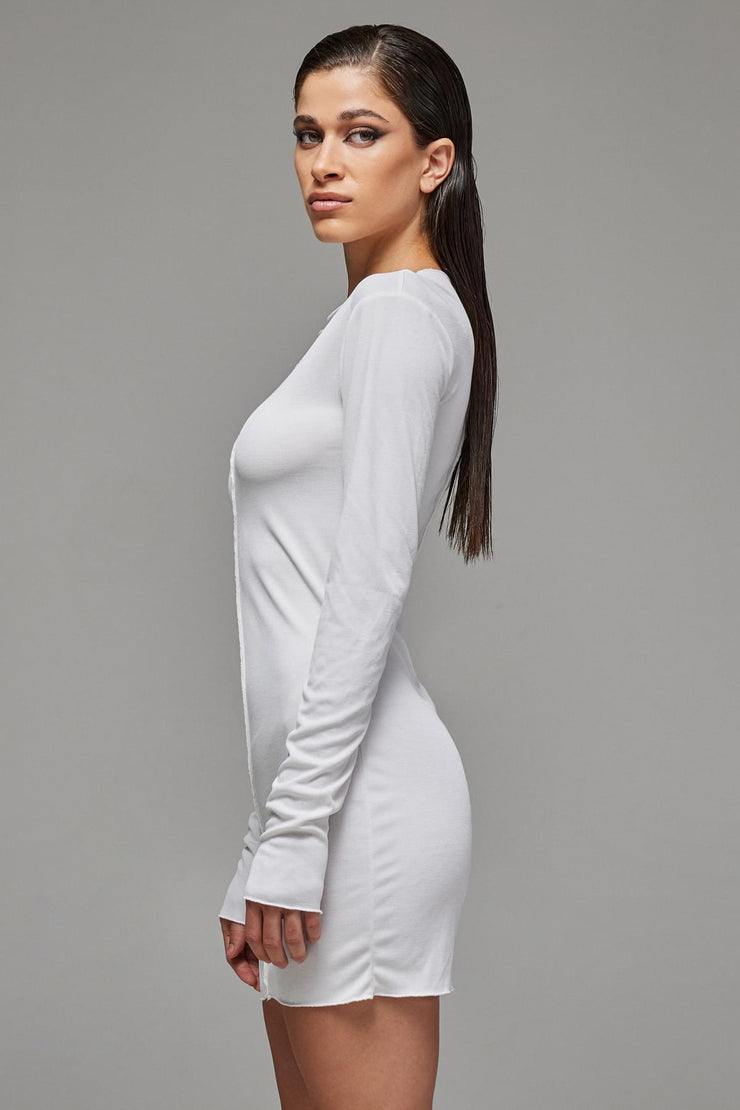 Jardin De Vanite Mini Dress White