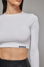 Jardin De Vanite Crop Top White SS24