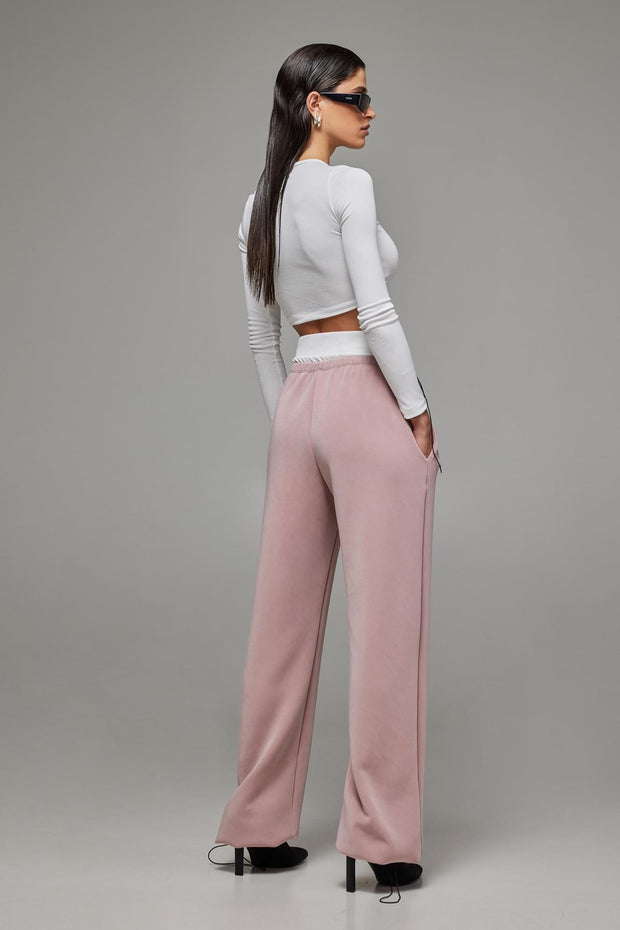 Jardin De Vanite Lumina Parachute Pants Pink