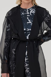 Jardin De Vanite Organza Trench Coat SS24