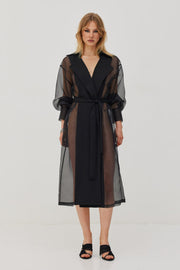 Jardin De Vanite Organza Trench Coat SS24