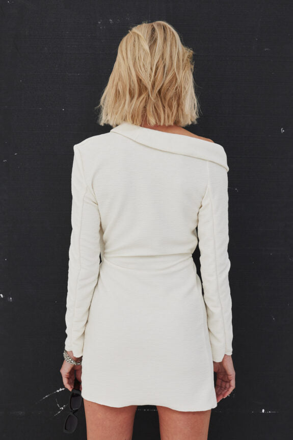 Jardin De Vanite Creme Blazer Dress Off White SS24