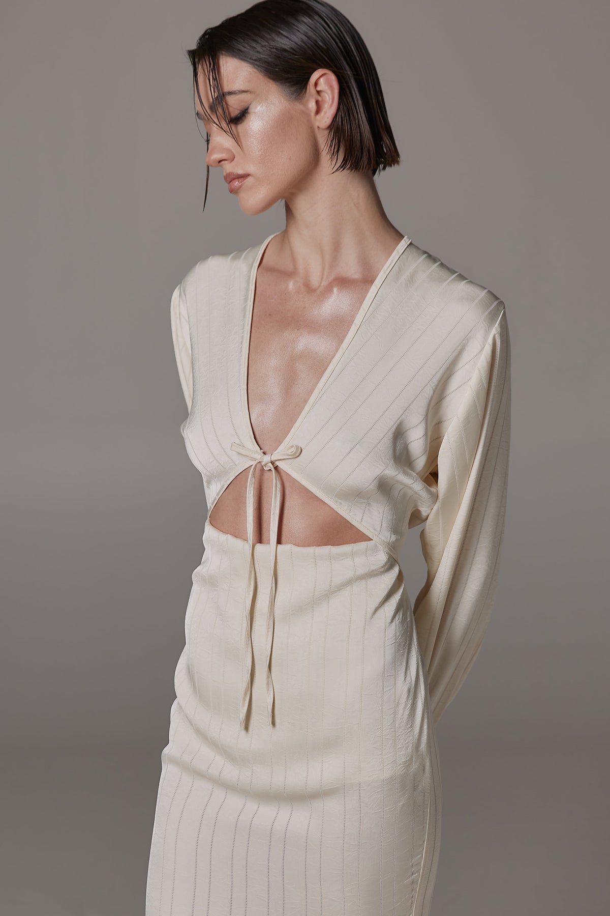 Jardin De Vanite Ivory Pearl Dress