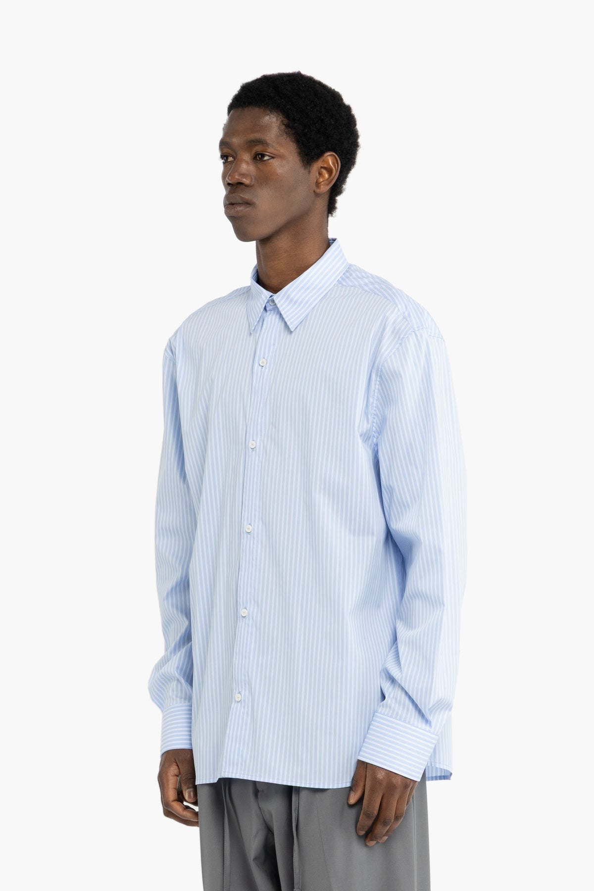 I'm Brian Blue Striped Shirt