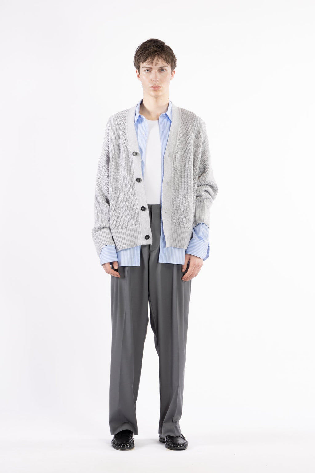 I'm Brian Cardigan Grey Knitwear