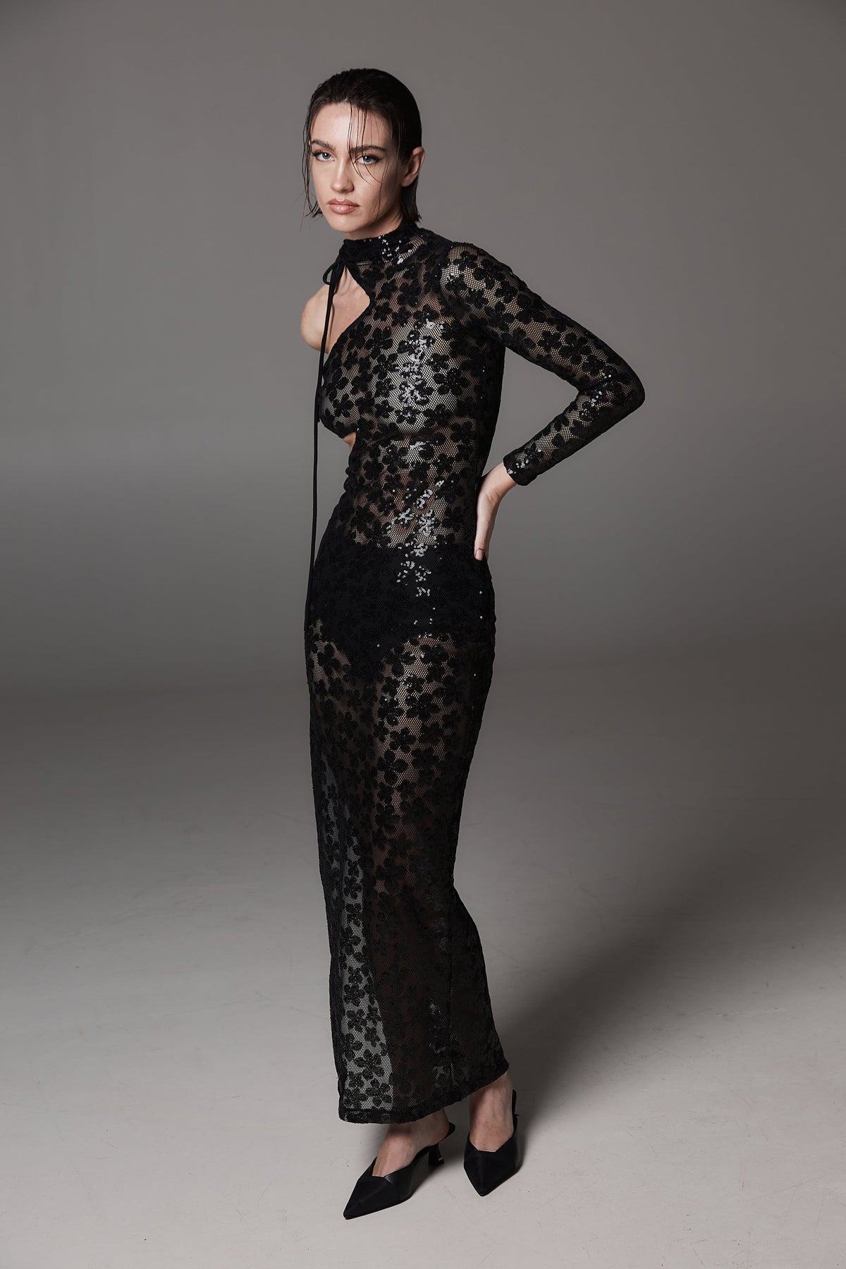 Jardin De Vanite Glass Noir Dress