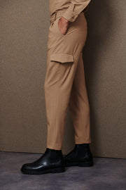 P/COC Camel Pockets Cargo Pants