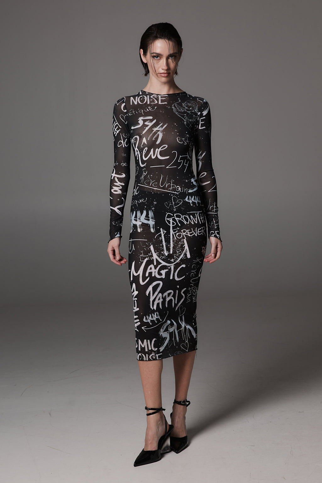 Jardin De Vanite Chaos Mesh Dress