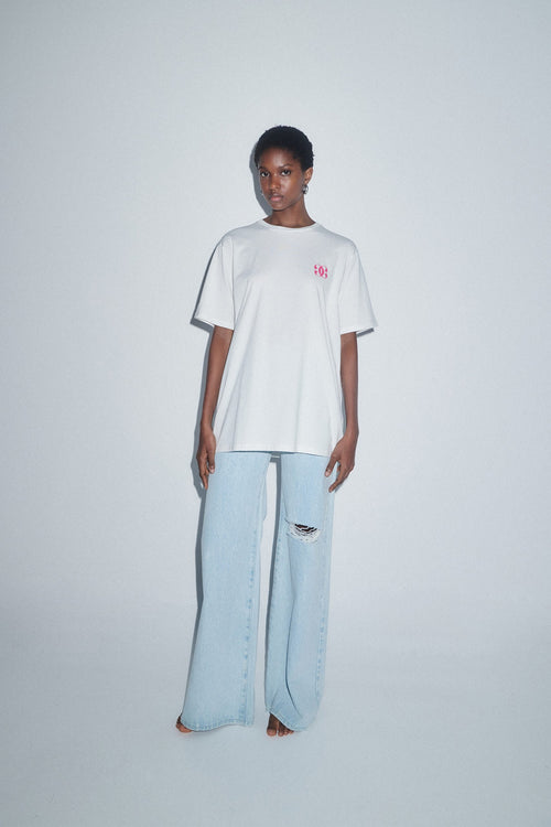 Combos Knitwear Denim Trouser Flare