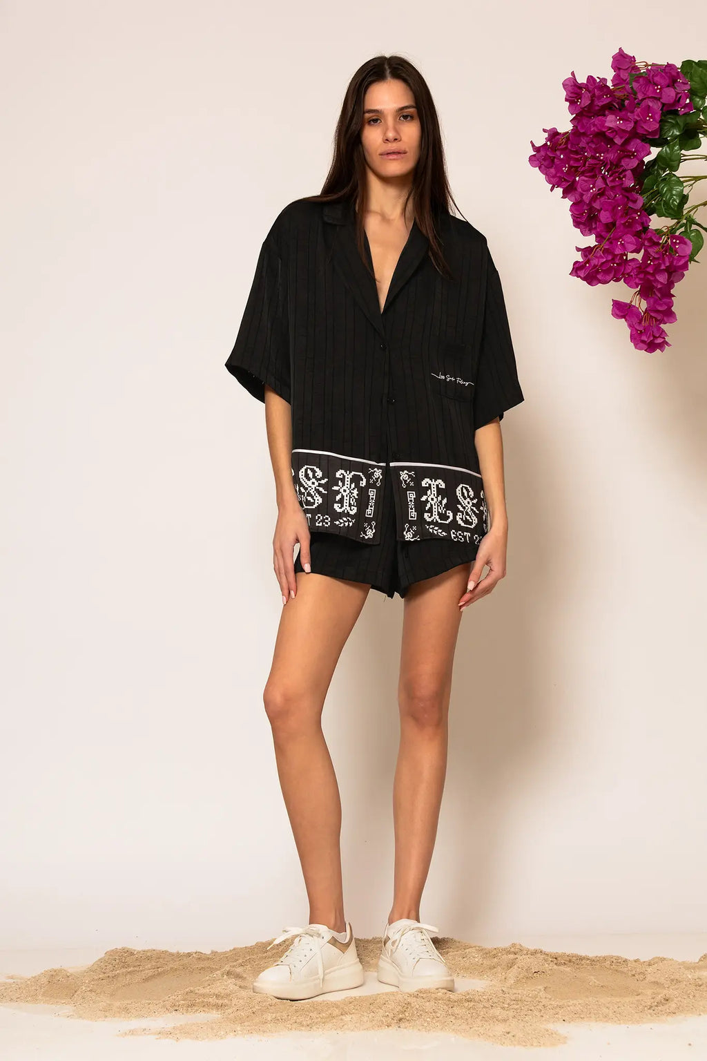 LSF Semedaki Satin Shorts with Pockets