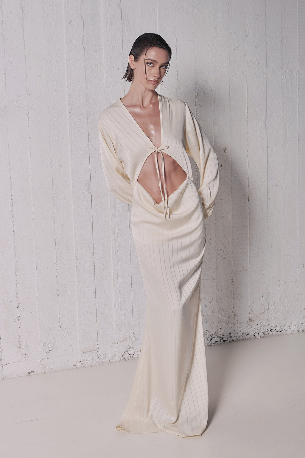 Jardin De Vanite Ivory Pearl Dress