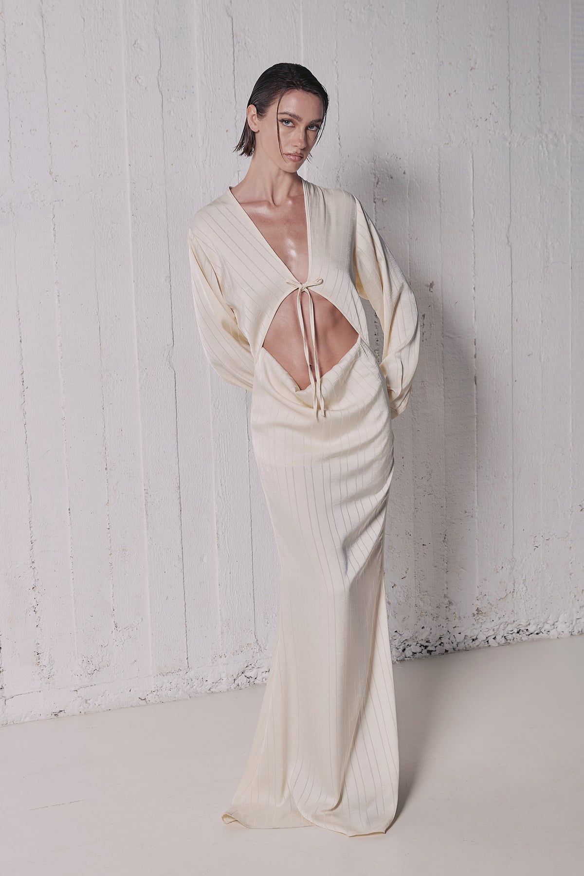 Jardin De Vanite Ivory Pearl Dress