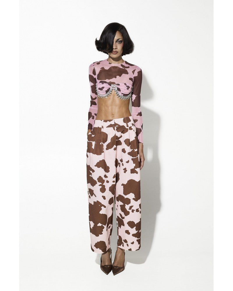 Milkwhite Crystal Top Pink