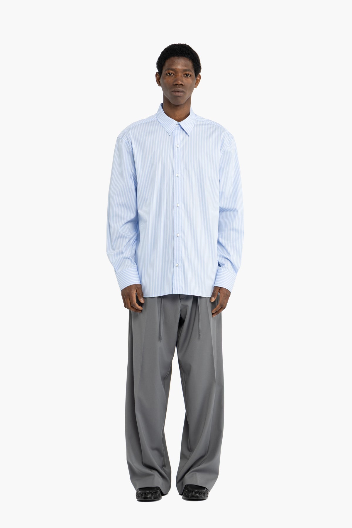 I'm Brian Blue Striped Shirt