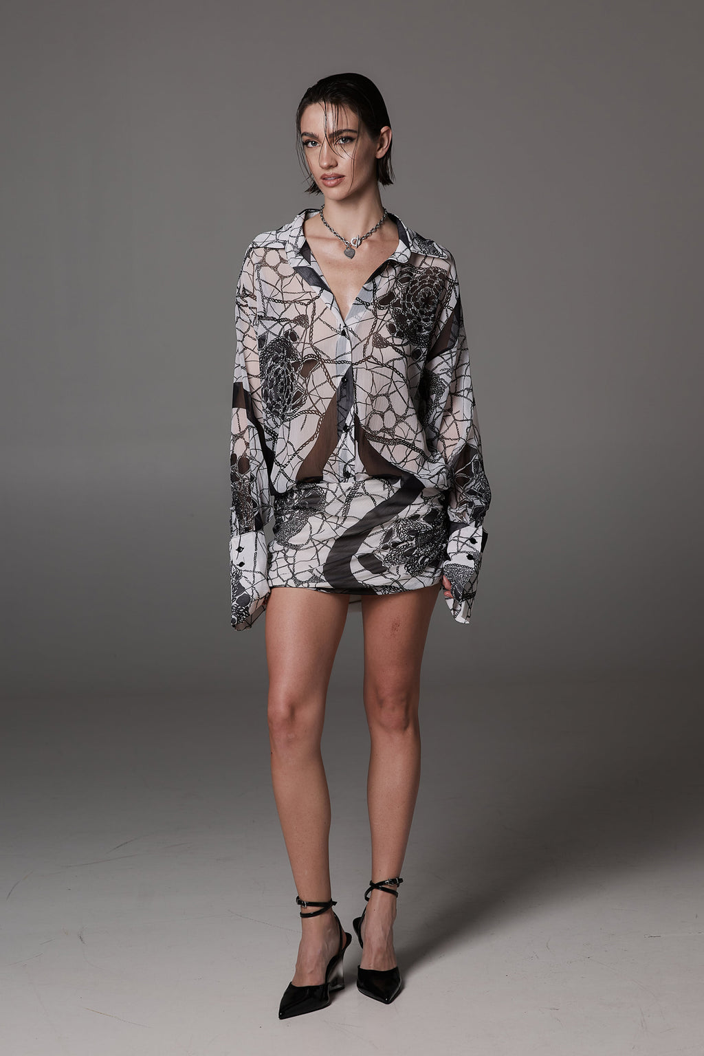 Jardin De Vanite Cygnus Mini Dress