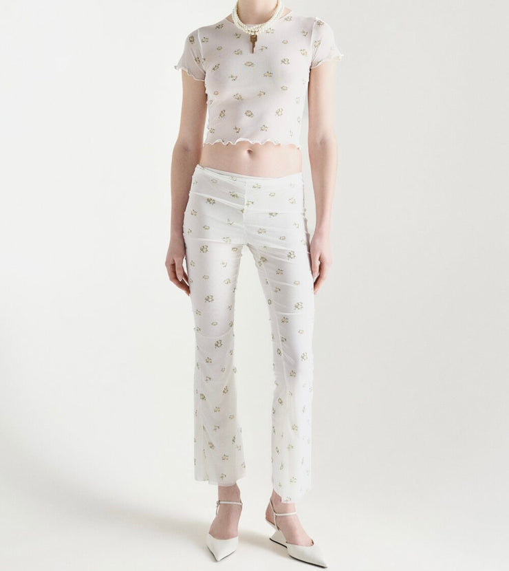 Milkwhite Mesh Pants
