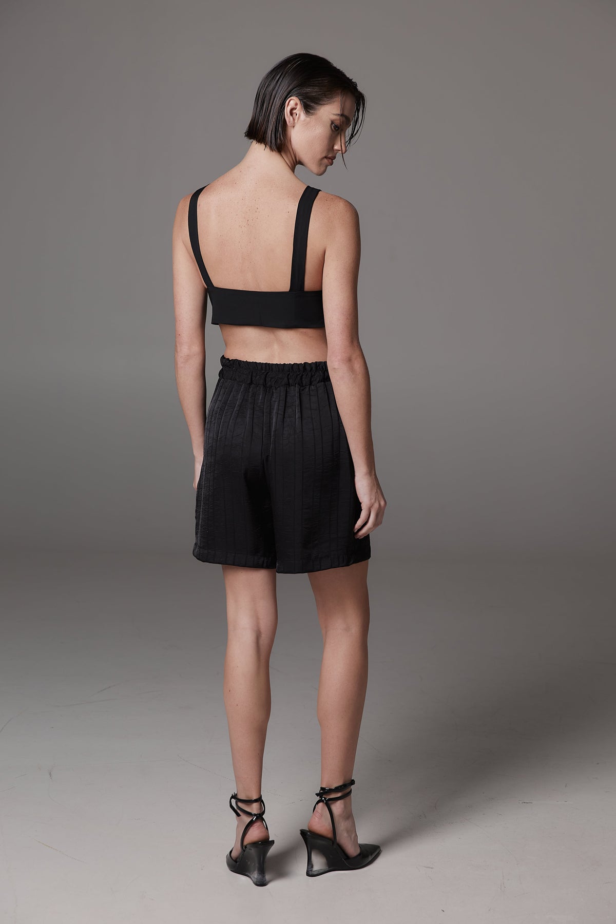 Jardin De Vanite Satin Shorts
