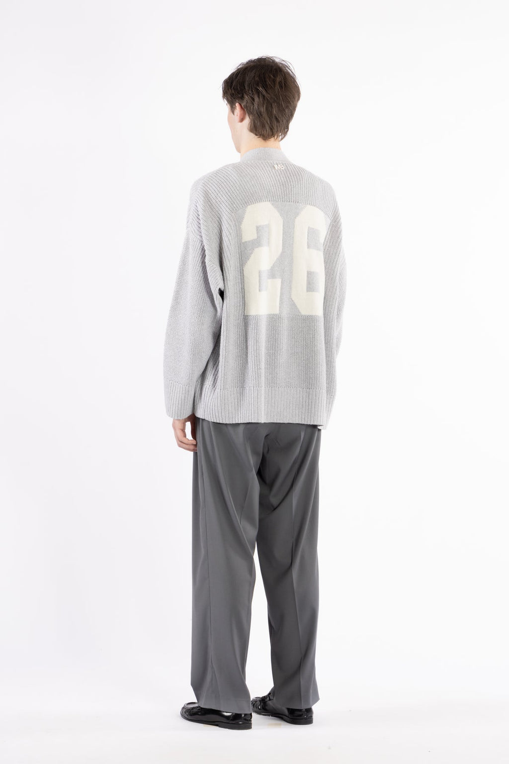 I'm Brian Cardigan Grey Knitwear