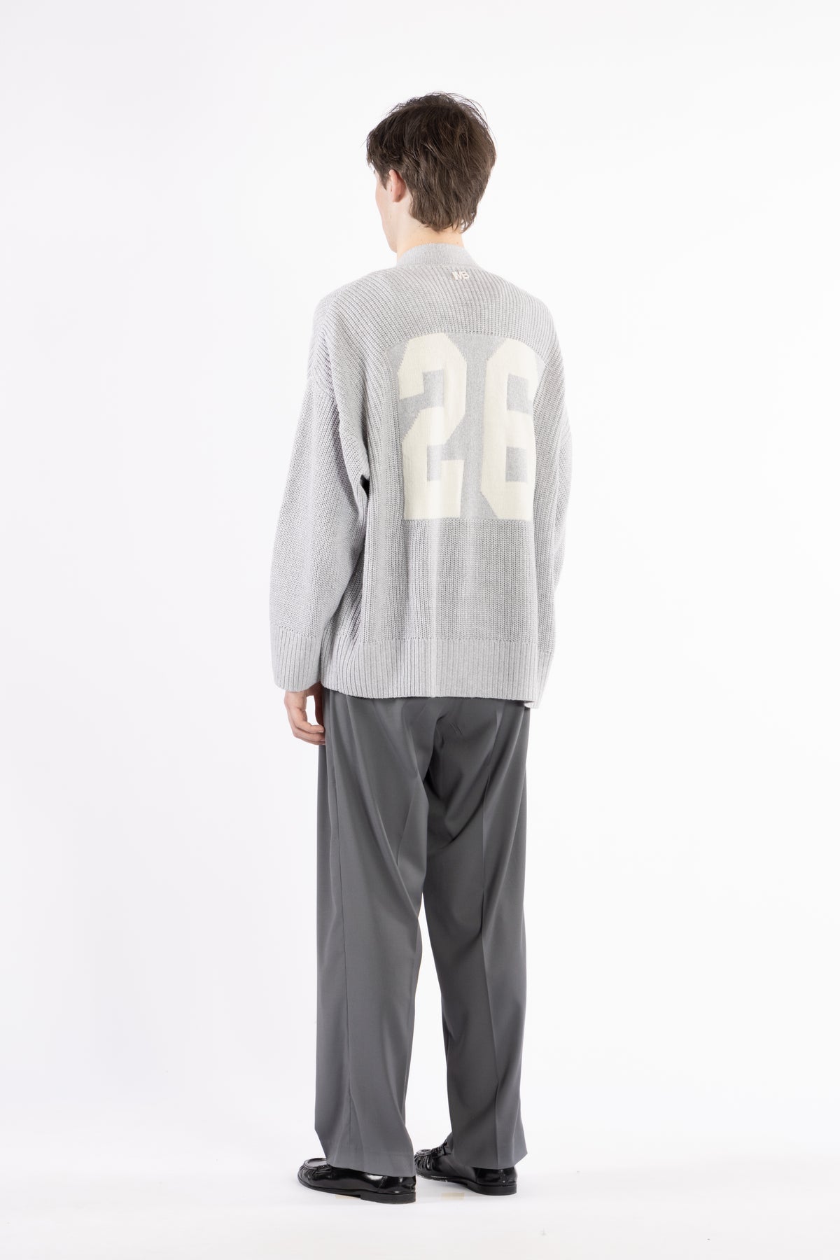 I'm Brian Cardigan Grey Knitwear