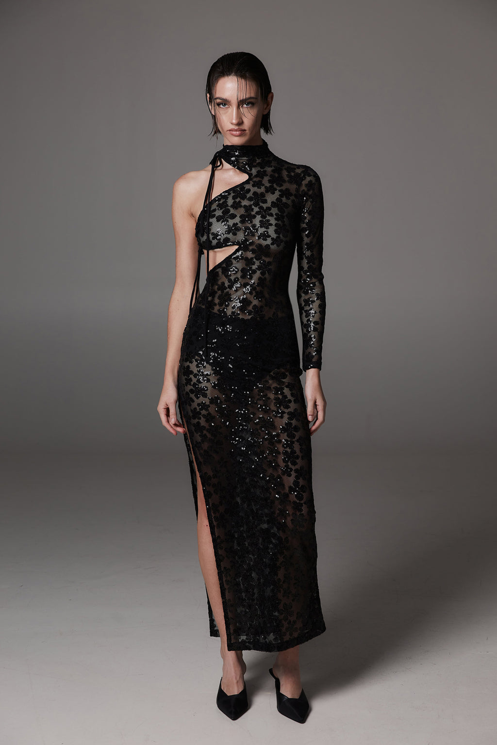 Jardin De Vanite Glass Noir Dress