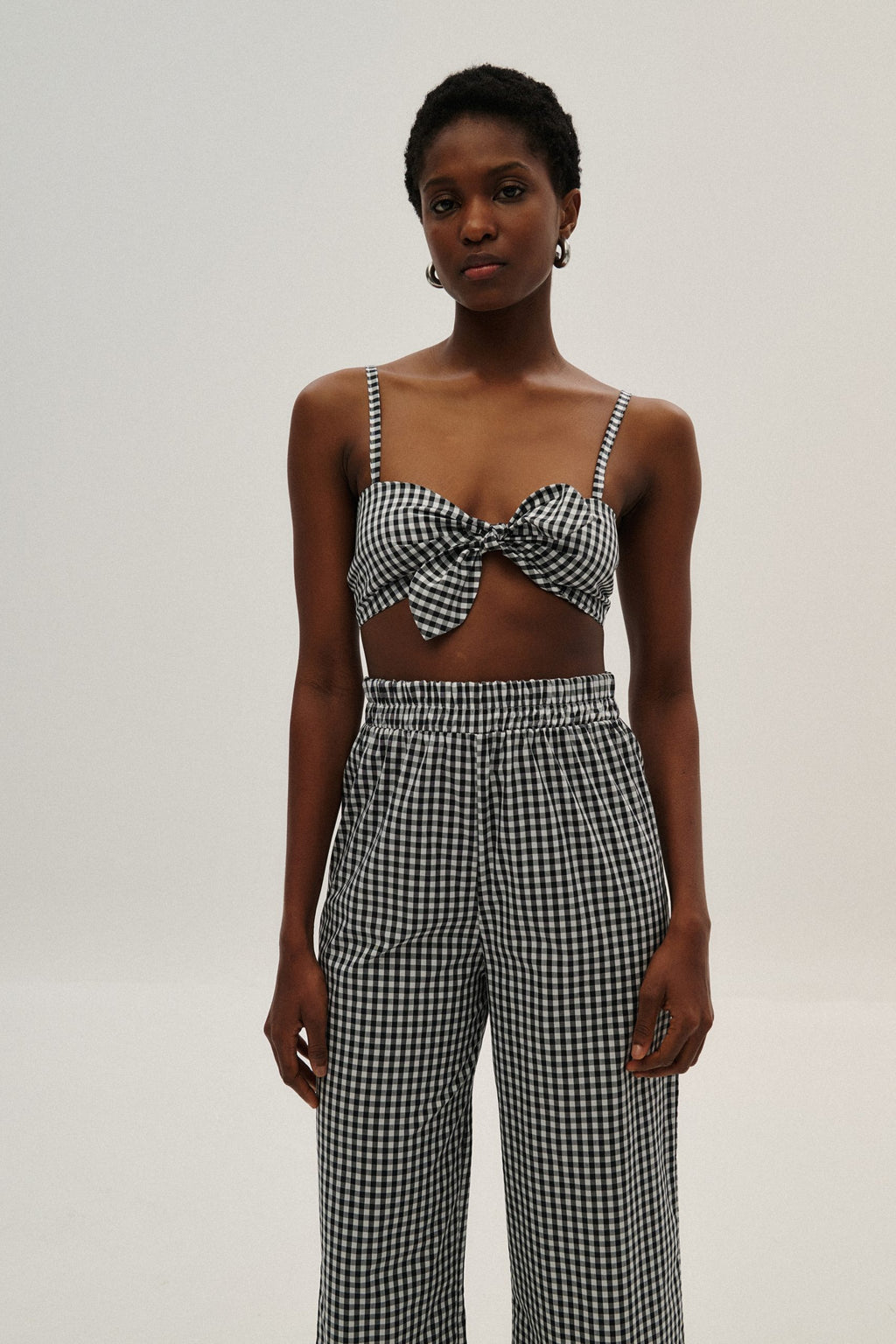 Combos Knitwear Bra Checked