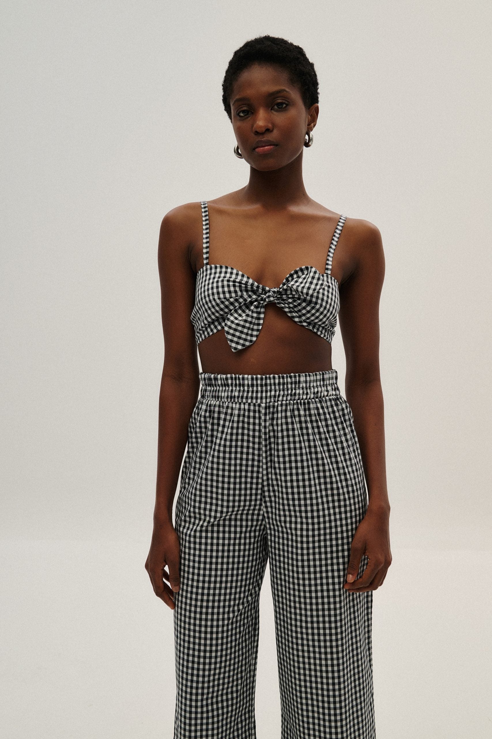 Combos Knitwear Pants Checked